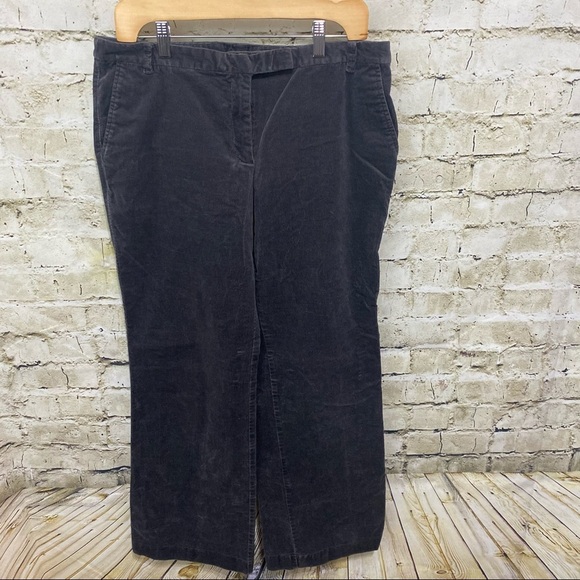 LOFT Gray Marisa Corduroy Wide Leg Pants - Picture 1 of 5